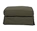 Sunset Trading Horizon Ottoman Slip Cover Set, Forest Green