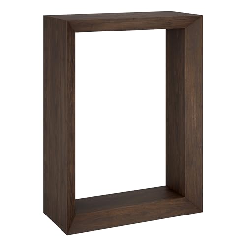 Henn&Hart 22' Modern Farmhouse Console Table, Sofa Table, Rich Brown