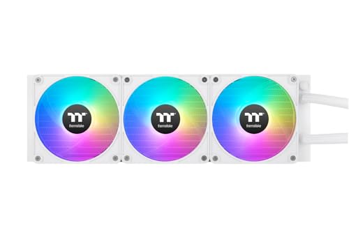 Image of Thermaltake CL /TH360 V2 ULTRA EX-ARGB /2K RPM Syn WHT - 47.5cm Mid Tower Computer Case - Supports 420mm AIO Radiator, 13x 120mm Fans - Compatible with Desktop, Laptop