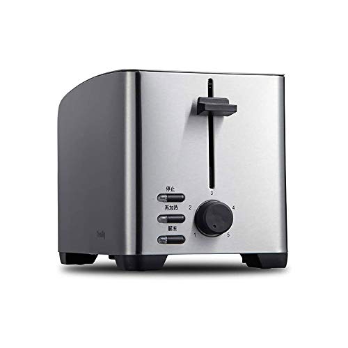 LKNJLL 2-Scheiben-Pop-Up Edelstahl Toaster W / 5 Shade Einstellungen, Extra Wide Slots for Toasten Bagels, Defrost…
