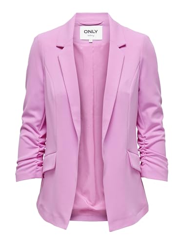 ONLY Women's ONLCAROLINA Diana 3/4 CC TLR Blazer, Cyclamen, 36