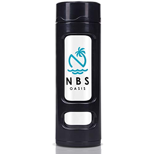 Insulated Water Bottle - Reusable Glass Thermos Water Bottle Stainless Odorless Dishwasher Safe