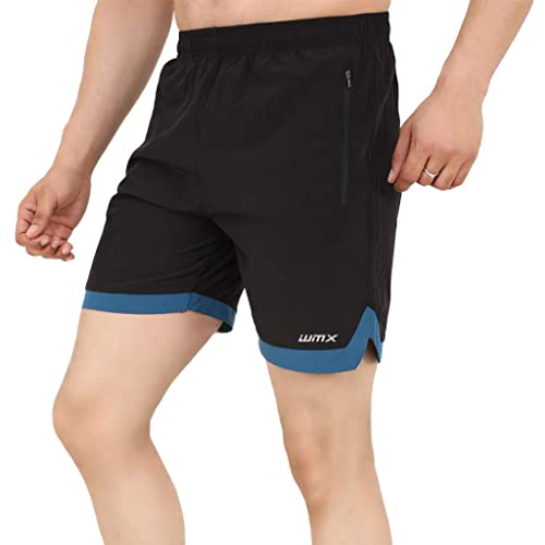 Image of WMX Men's Gym Workout Shorts Weightlifting Squatting Shorts for Men Bodybuilding Training Jogger with Zipper Pockets