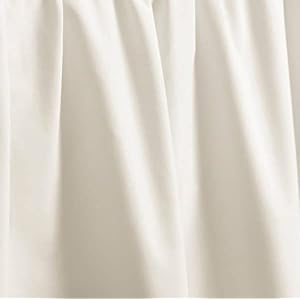 Laura ashley home solid ivory ruffled bedskirt queen  urban country home decor