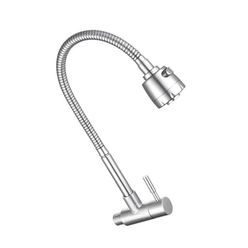 Grifo moderno de cocina fría simple para instalación en pared, grifo de cocina contemporáneo montado en la pared