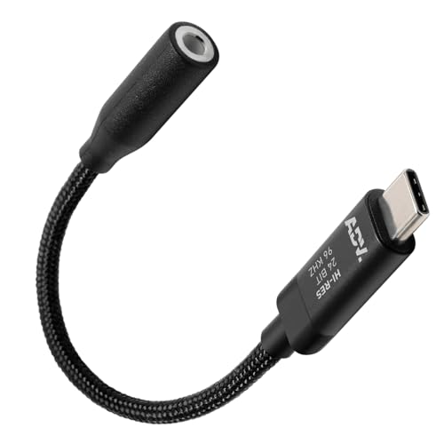 Adaptateur USB C vers Jack 3.5mm ADV. audio DAC 24 bits pour iPhone 15 Pro