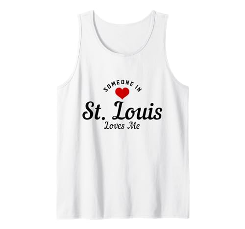 Someone in St. Louis Missouri Loves Me Pride Vintage Tank Top