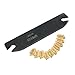 PGKGZHCECD 1 Set Metal SPB26-3 26mm Parting Grooving Cut-Off Blade Tool Holder + 10pcs GTN-3 SP300 Insert for Machine Tools Accessories Lathe Cutting Tool