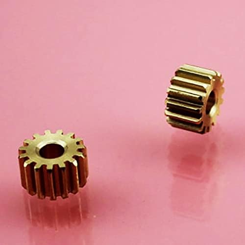 Replacement Part For 10/100pcs 15teeth 3hole 0.5M Brass Gear/motor Copper Gear/Model Parts/rc Car - (Color: 10pcs)