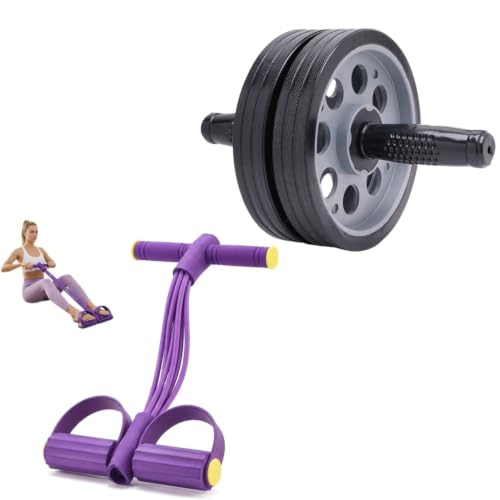 Image of Instafit AB Roller Wheel for Men and Women, Grey Black