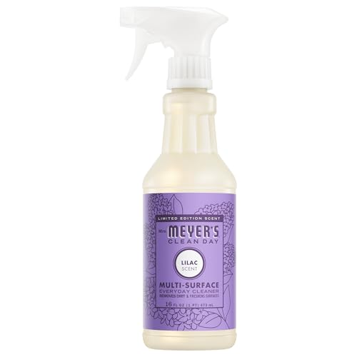 MRS. MEYER'S CLEAN DAY Multi-Surface Everyday Cleaner, Lilac Scent, 16 Fl Oz Bottle