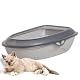 Katzenklo XXL Bama Spa Katzentoilette in Rattan Optik 60 cm