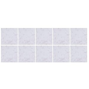 QiaNgshuAikj 10 stuks waterdichte tegelstickers, zelfklevende muursticker, antislip vloermuurstickers voor thuis…