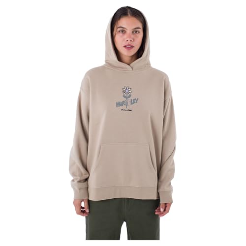 Hurley Fresh As A Daisy Pullover camisola com capuz mulher, Trench Coat, S