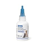 Alfavet HexoCare Zahnpflegegel 50 ml, für Hund, Katze, Nager, gegen Zahnstein und Zahnfleischentzündung, mit Chlorhexidin und Tris-EDTA und Katzenminze