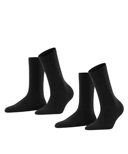 Image of FALKE Women's Happy Cotton Socks, 2 Pairs
