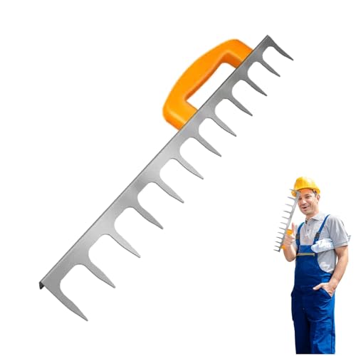 Outil professionnel pour la construction de carreaux et le pavage de sol, palette d'encoches avec picots de mortier | Outil de construction de mosaïque précis, durable et facile à utiliser |