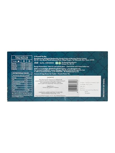 Image of TGL Co. Jasmine Green Tea (24 Tea Bags) | Antioxidant-Rich | Supports Healthy Skin | Boosts Immunity | Aids Digestion | Refreshing & Aromatic Blend