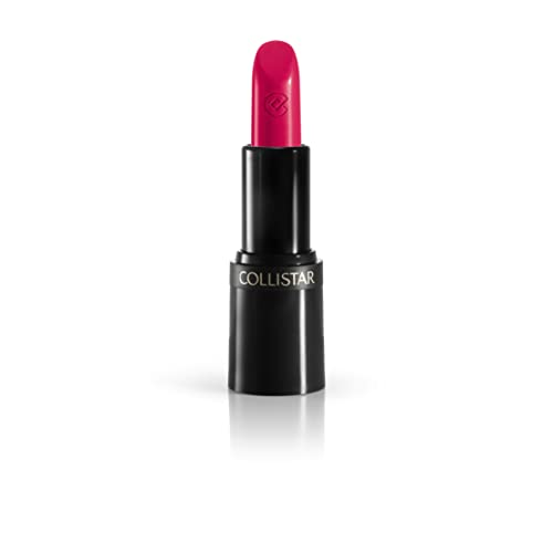 Collistar Rossetto Puro, n.105 Fragola Dolce, Colore puro e aderente per labbra idratate e rigenerate, Texture cremosa e confortevole, Finish satinato, 3.5ml