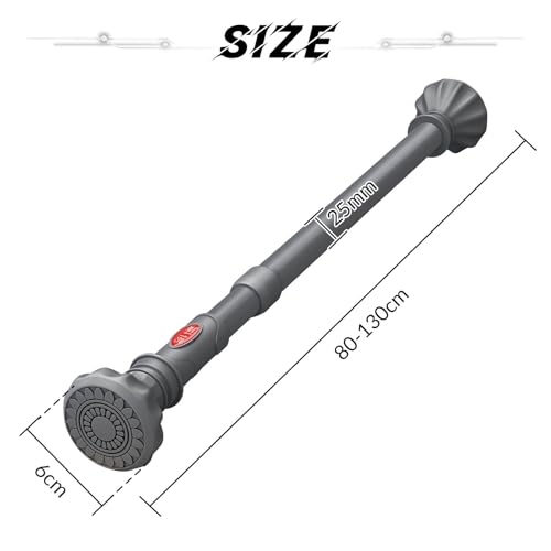 Tringle à rideau de douche stable à serrure interne 25 mm - 7