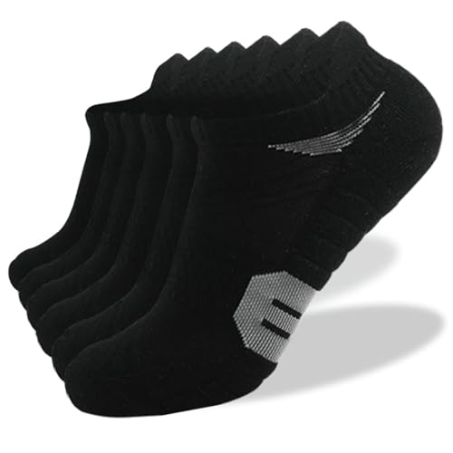 6 Pairs Men'S Summer Wear-Resistant Absorbent Deodorant Hiking Running Sports Ankle Socks