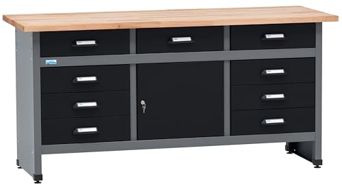 Küpper Werkbank Modell 12879, 170 x 60 x 84 cm, 9 Schubladen...