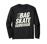 Bolsa Skate Survivor Funny Hockey Player Practice Quote Manga Larga