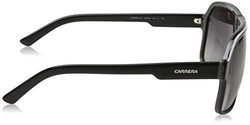 Carrera Men's 33 Square Sunglasses, BLACKCRYSTALGreyBLACK, 62mm,11mm + 13