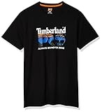 Timberland PRO Camiseta de manga corta con logotipo de pecho de algodón para hombre, negro (Black/Graphic), X-Large