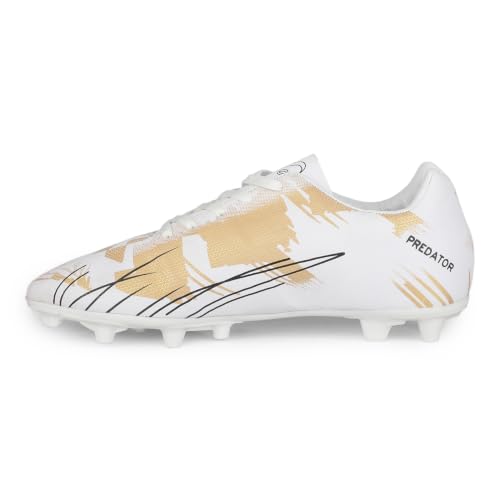 Image of Wavvy Football Shoes for Mens | Lightweight Synthetic Leather Upper, High Shear Strength TPU Sole | Football Studs for Adult, Men & Boys | Football Cleats | Football Sports Shoes