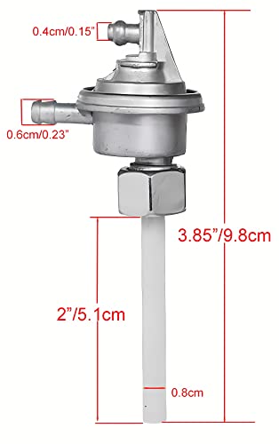 Image of Mini Bike Gas Tank,Plastic Gas Tank for Mini Bike,Fits chinese 50cc 70cc 90cc 110cc 125cc TaoTao SUNL Roketa Kazuma Quad Dirt Bike ATV 4 Wheeler Gas Tank