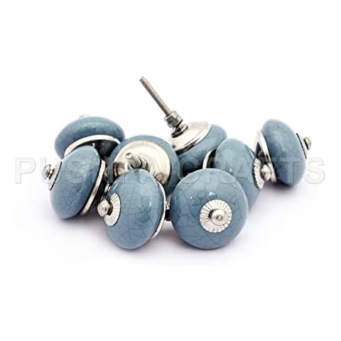 PUSHPACRAFTS 8 pomos redondos de cerámica para puerta de armario Cover