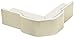 Hubbell Wiring Systems HBL2418IV Steel Metal Raceway Undivided Bend Radius External Elbow, 3-15/16" Width x 1-29/32" Height, Ivory