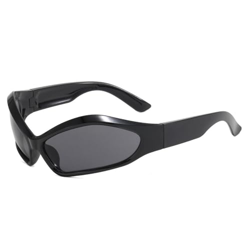 Lunettes de soleil rondes vintage Y2K anti-éblouissement pour visages
