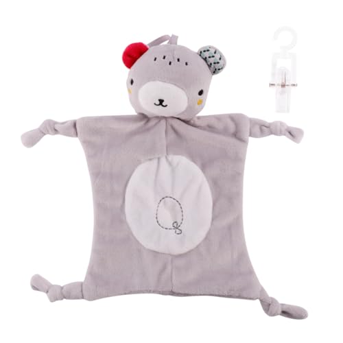 Vaguelly Toalla Calmante para Animales Toalla Suave con Diseño De Oso Juguete De Confort para Niñas para Recién Nacidos