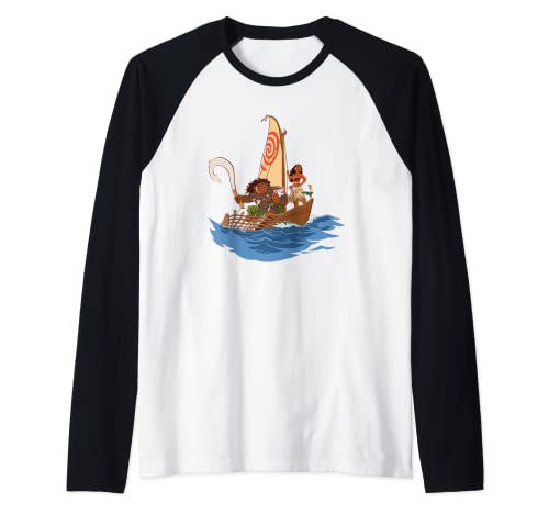 Vaiana Maui Vaiana Voyage Camiseta Manga Raglan