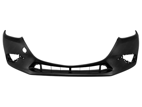 BUMPERS THAT DELIVER - Primered, Front Bumper Cover Fascia Compatible with 2017 2018 Mazda 3 17 18, MA1000246