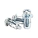 40pcs M4 M5 M6 Petal Rivets Nut Jack Nuts Car Metal Screw for Hollow Wall Iron Skin Petal Nut (Color : Silver, Size : 40pcs M6x25)