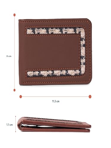 Image of ZOUK Roy Wallet for Men - Slim & Compact Vegan Leather Wallet with Water-Resistant Lining | Carter Checks