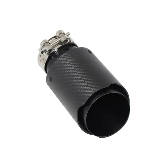 Tuyau silencieux embout échappement voiture carbone universel 54mm 76mm