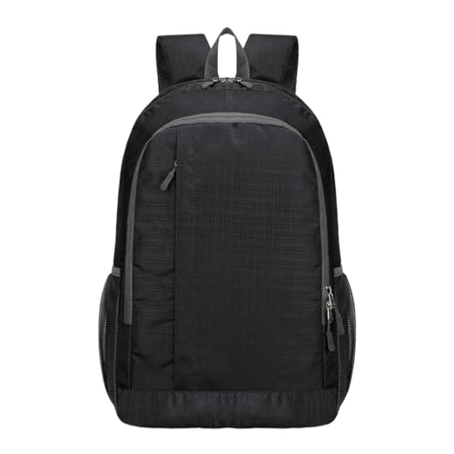 Mochila embalable | Mochila de senderismo | Mochila plegable para almacenamiento de equipos al aire libre ligero, material de poliéster 420D de 18,11 pulgadas, 30 l impermeable ideal para acampar