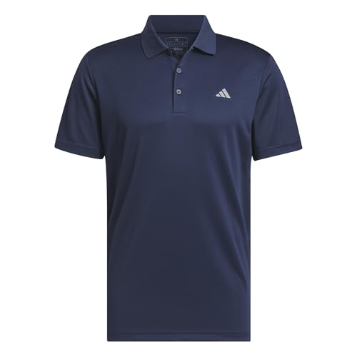 Adidas Mens Core Performance Primegreen Polo Shirt - Customizable Performance for Golfers M Collegiate Navy