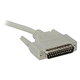 C2G 02655 DB25 M/F Serial RS232 Extension Cable, Beige (6 Feet, 1.82 Meters)