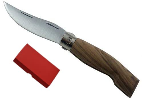 Gifaz Premana - Bergamasco - Couteau pliant de poche, en bois de noyer, 10 cm