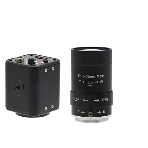 Microscope HDMI Live USB Video Recording Camera H_D 1080p 2 MP CMOS Digital Live Stream Cameras with Varifocal 5-50mm Manual IRIS CCTV Lens