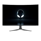 Alienware AW3225QF 32" 4K UHD (3840x2160) 1700R zakrzywiony monitor do gier, 240 Hz, QD OLED, 0,03 ms, NVIDIA G-SYNC kompatybilny, HDR, Dolby Vision, USB-C, DisplayPort, 2 x HDMI, 4 x USB, 3 lata