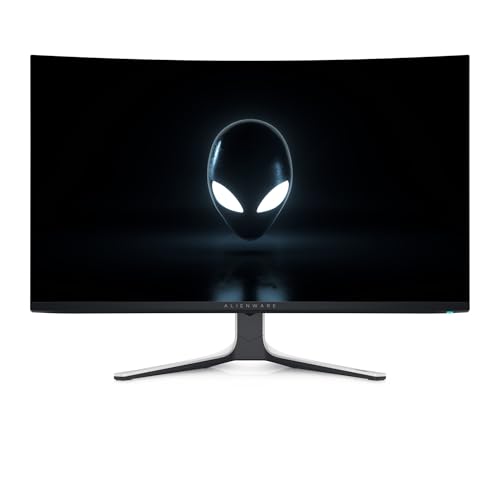 Image of Alienware Aw3225Qf Computer Monitor 81.3 Cm (32 inch) 3840 X 2160, W129021912 (81.3 Cm (32) 3840 X 2160 Pixels 4K Ultra Hd Qd-OLED Black, White)
