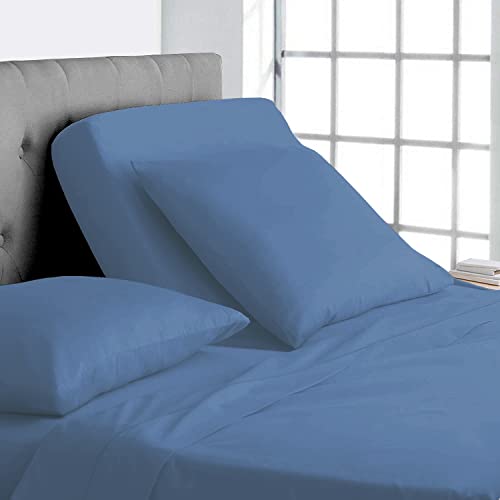 RECCI 100% Microfiber 4-Piece Split Top Queen Sheets Sets for Adjustable Bed with 18