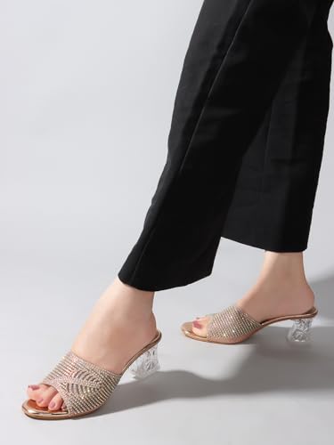 Image of Denill Women Stylish Fancy and Comfort Trending Heel Fashion Sandal Women & Girl