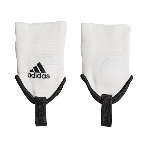 Adidas Knöchelschutz, White/Black, One Size